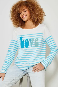 Tee-Shirts^Five Jeans Tee-Shirt Mariniere Love