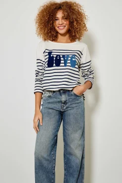 Tee-Shirts^Five Jeans Tee-Shirt Mariniere Love