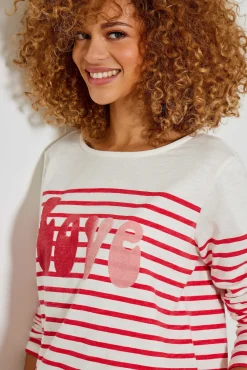 Tee-Shirts^Five Jeans Tee-Shirt Mariniere Love