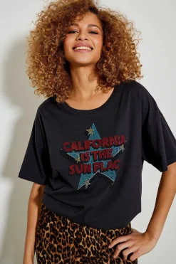 Tee-Shirts^Five Jeans Tee-Shirt Sun Place Carbone