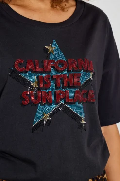 Tee-Shirts^Five Jeans Tee-Shirt Sun Place Carbone