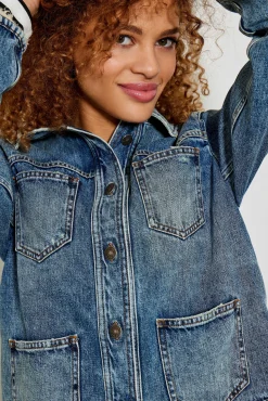 Vestes^Five Jeans Veste Vasera Medium Blue