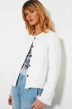 Vestes^Five Jeans Veste Violina White