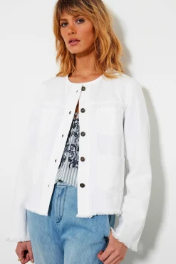 Vestes^Five Jeans Veste Violina White