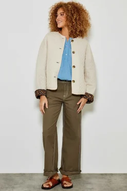 Vestes^Five Jeans Veste Vitalis Beige