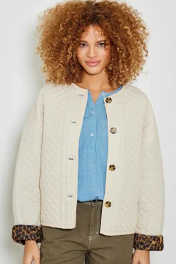 Vestes^Five Jeans Veste Vitalis Beige